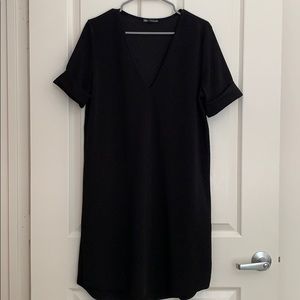 Zara oversized black dress